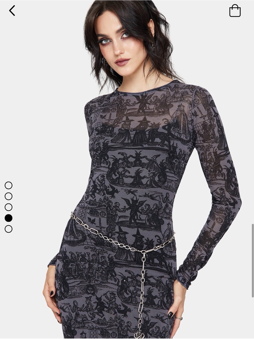 Disturbia Enchanted Witch Maxi Dress